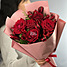 Bouquet Букет и красных роз и альстромерий 